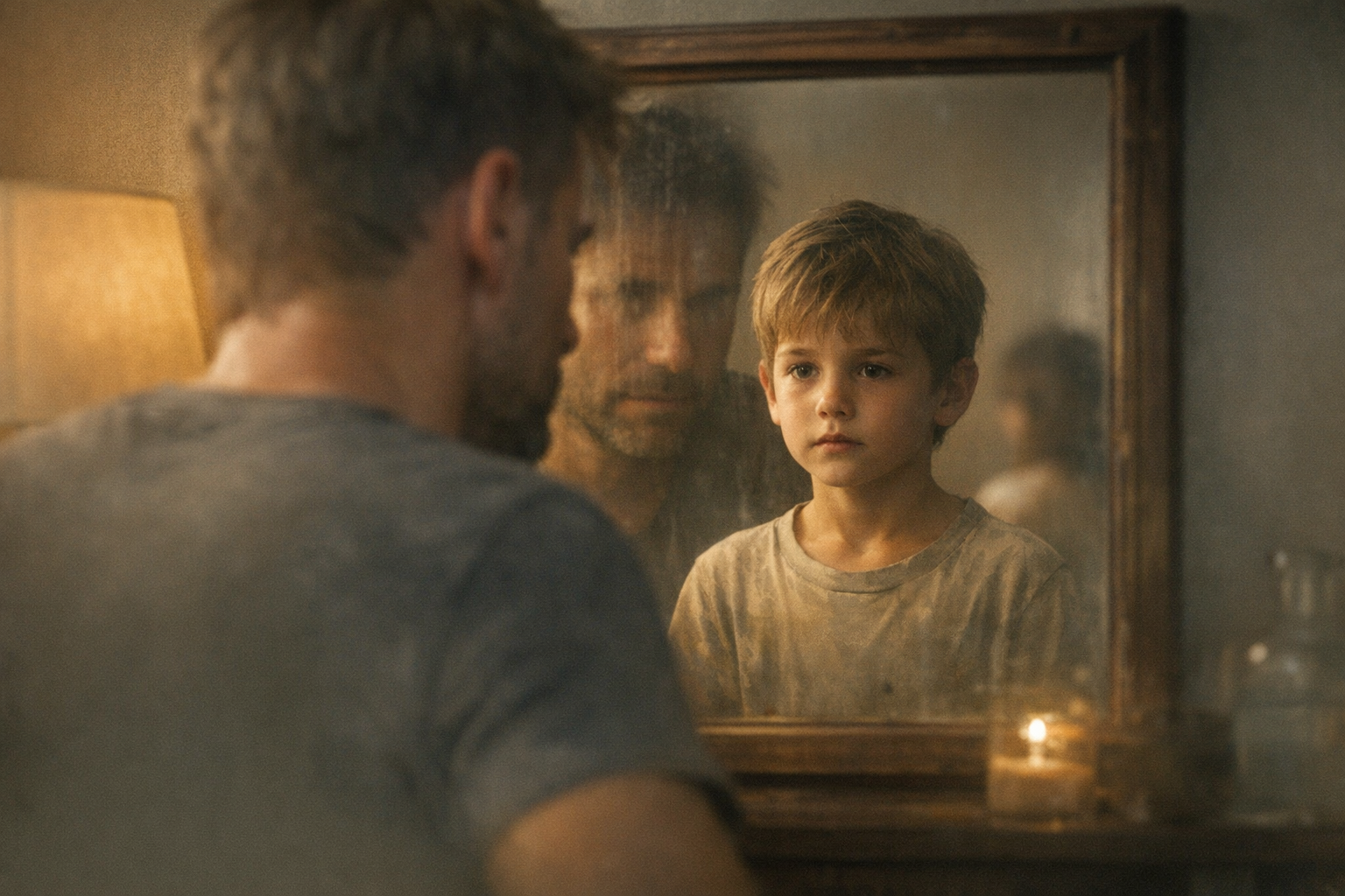 Drengen i spejlet: Hvordan dit indre barn saboterede alt